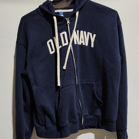 2 Pack!! Old Navy Navy Blue + Black Hoodie, M tall, Never Been Worn - Picture 1 of 6